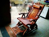 热卖缅甸草花梨摇椅躺椅休闲椅越南红木椅东兴木质靠背椅半成品