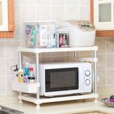 日本NISHIKI 微波炉架子烤箱架厨房收纳架2层储物置物整理架锅架