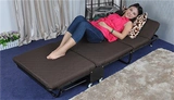 折叠床单人双人床木板床四折折叠床1米1.2米1.5米宽19省