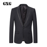 GXG男装 春季热卖 男士时尚修身型西装外套男休闲西服