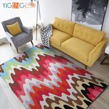 简约现代抽象个性地毯客厅茶几地毯卧室满铺腈纶长方形床边毯定做