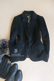 特价 外贸日本原单 高端上品 手工拱针羊毛羊绒修身女西装外套