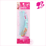 BARBIE(芭比)精美塑料梳B可爱卡通韩流梳子化妆梳塑料扁梳儿童