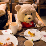 美国电影泰迪熊TED 2围裙熊毛绒公仔贱熊布娃娃麻吉玩具生日礼物