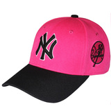 专柜代购韩版MLB洋基队棒球帽 NY帽子 潮款嘻哈帽户外男女鸭舌帽