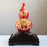 漆线雕小葫芦 送老外中国风特色礼品 生日祝寿新婚礼物摆件工艺品