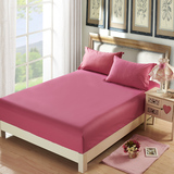 全棉单件床笠 纯棉床套席梦思床垫保护套 加厚加密纯色 1.8m床罩
