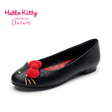 Daphne/达芙妮HelloKitty系列女鞋 低跟圆头套脚蝴蝶结甜美女单鞋