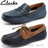 代购新款Clarks其乐男鞋休闲鞋男士皮鞋真皮夏季豆豆鞋透气乐福鞋