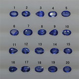 浅蓝色 斯里兰卡 蓝宝石 裸石 6x4毫米 200元/克拉 Sapphire-63