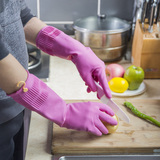 韩国MYUNGJIN MJ HOOKTYPE厨用家务洗碗硅胶无味抗菌手套包邮正品