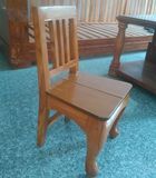 原木色靠背椅儿童学习椅学生椅实木凳子简约现代创意小椅子