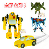 变形金刚4 大黄蜂红蜘蛛汽车人霸天虎 变形车机器人 模型益智玩具
