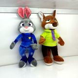 疯狂动物城朱迪兔子公仔尼克狐狸娃娃迪士尼抱枕毛绒玩具生日礼物