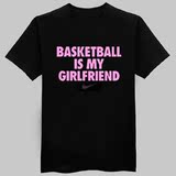 篮球是我女友男运动篮球休闲短袖T恤韦德 欧文 杜兰特詹姆斯科比