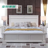 全友家私卧室成套家具欧式组合三件套双人床床头柜床垫新品120612