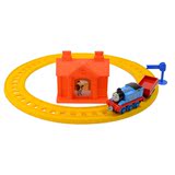费雪托马斯和朋友 合金轨道套装系列 电动小火车玩具 托比寻宝大