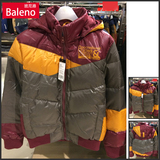 专柜正品Baleno/班尼路SK新款男装保暖连帽可卸加厚修身羽绒外套