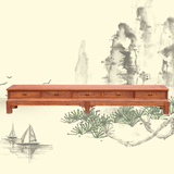 神轩居红木家具 非洲花梨木电视柜 明清古典1.8米2.4米置物柜实木