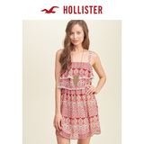 Hollister 2016女装夏款多层雪仿连衣裙 女 124567