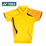 2015夏季新款 YONEX尤尼克斯羽毛球服套装女款上衣 短袖翻领速干