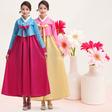 传统宫廷新娘韩服朝鲜民族舞蹈服装 传统韩国服女大长今演出服装