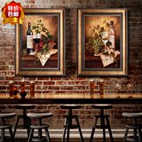 欧式餐厅装饰画客厅双联墙上画挂画饭厅法式饭桌餐桌美式简欧壁画