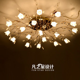 欧式奢华客厅灯具大气现代简约圆形水晶灯LED创意卧室餐厅吸顶灯