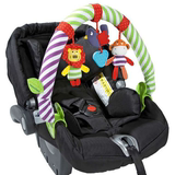 新生儿3个月婴儿推车夹车挂床挂铃摇铃 宝宝安全座椅夹玩具