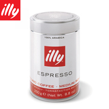 illy 意大利原装进口 意式中度烘焙 浓缩咖啡粉 非速溶罐装250g