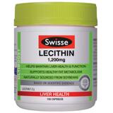 【澳洲直邮】Swisse Lecithin卵磷脂 1200mg 150粒软胶囊 大豆