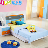 儿童床女孩男孩创意儿童床爱卡斯1.2米单人简约现代儿童套房家具