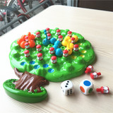 小虫吃苹果 竞赛玩具 趣味桌游 亲子互动游戏 儿童益智玩具