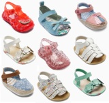 正品现货英國NEXT新款 女寶寶嬰兒 西瓜圖案果凍娃娃鞋 學步凉鞋
