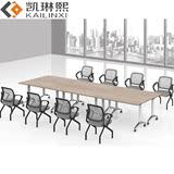 广州简约会议桌 折叠员工培训桌椅 长条桌长桌学习简易桌子可移动