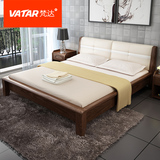 梵达家具 全实木床现代北欧白蜡木软包床 双人床纯实木床卧室3507