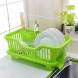 厨房洗碗沥水碗架 放碗筷碗篮碗碟碗盘碗柜 滴水餐具收纳置物塑料