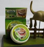 泰国Green herb牙膏牙粉美白牙齿洁白除牙石 烟茶渍黑黄渍去口气