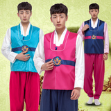 节日男士韩国古装传统韩服朝鲜族服装大长今服装少数民族演出写真