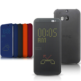 原装智能立显皮套HTC ONE2 M8手机套e8 手机壳Dot view洞洞外壳