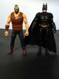 美泰正版BATMAN 暗黑骑士DC正义联盟 蝙蝠侠 贝恩 3.75寸战车人偶
