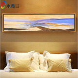卧室画床头挂画单幅现代装饰画床头画油画温馨墙画壁画客厅抽象画