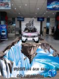 新款 4s车展设计 3d地贴 地画 立体画 悬崖瀑布流水 画展素材出售