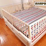 床护栏床围栏儿童1.8米婴儿防护栏1.5米大床挡板护栏实木 游戏床