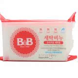 韩国原装进口正品保宁皂B&B婴儿洗衣皂BB皂 宝宝肥皂香皂洋槐味