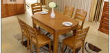 实木餐桌椅组合伸缩折叠6/8人饭桌橡木多功能实木轨道餐台