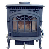 新款家用欧式复古铸铁艺壁炉柜真火壁炉燃木取暖炉烤火炉烧柴木炭