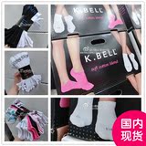 【小赖皮美国代购】K.BELL 男女款袜子浅口短袜保暖纯棉船袜 拼邮