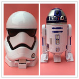Hasbro孩之宝 星球大战 白兵人 R2机器人 微型场景 基地模型摆件