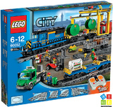 正品LEGO乐高积木 货运列车60052 城市系列 火车拼装电动遥控玩具
